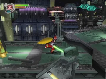 Mega Man X7 screen shot game playing